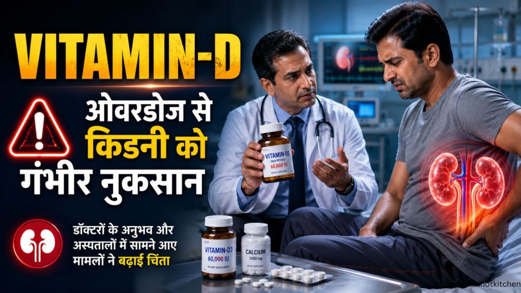 VITAMIN- D: ओवरडोज से किडनी को गंभीर नुकसान || डॉक्टरों के अनुभव और अस्पतालों में सामने आए मामलों ने बढ़ाई चिंता