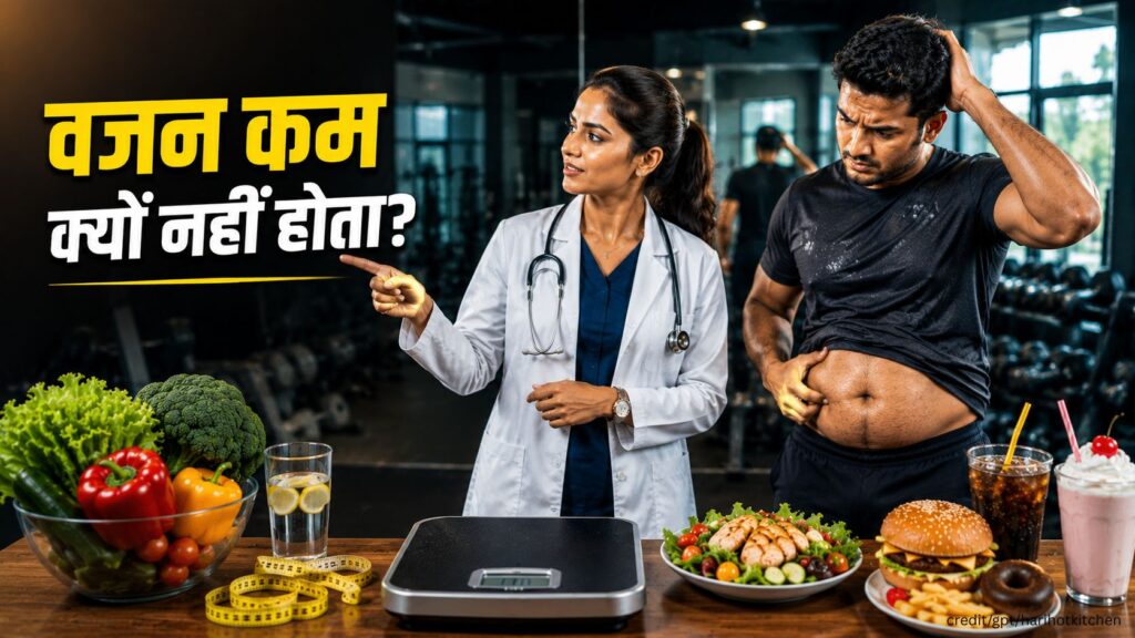 Workout करने के बावजूद वजन कम क्यों