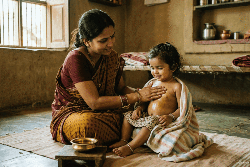 छोटे बच्चों को सर्दी से बचाने के घरेलू उपाय