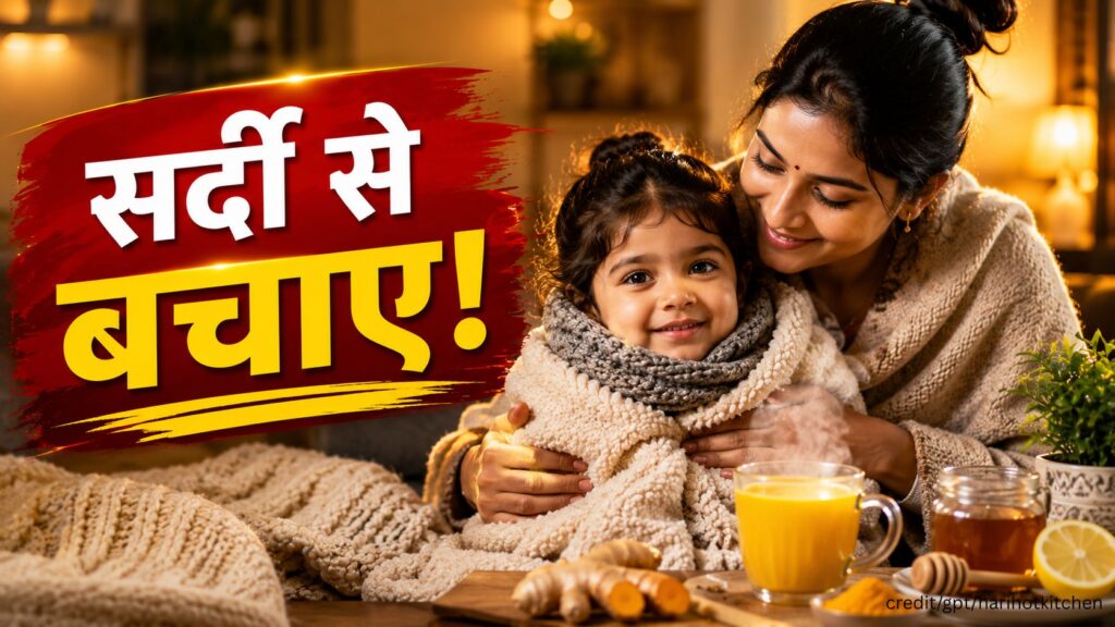 छोटे बच्चों को सर्दी से बचाने के घरेलू उपाय